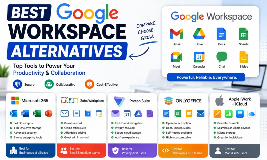 Best Google Workspace Alternatives