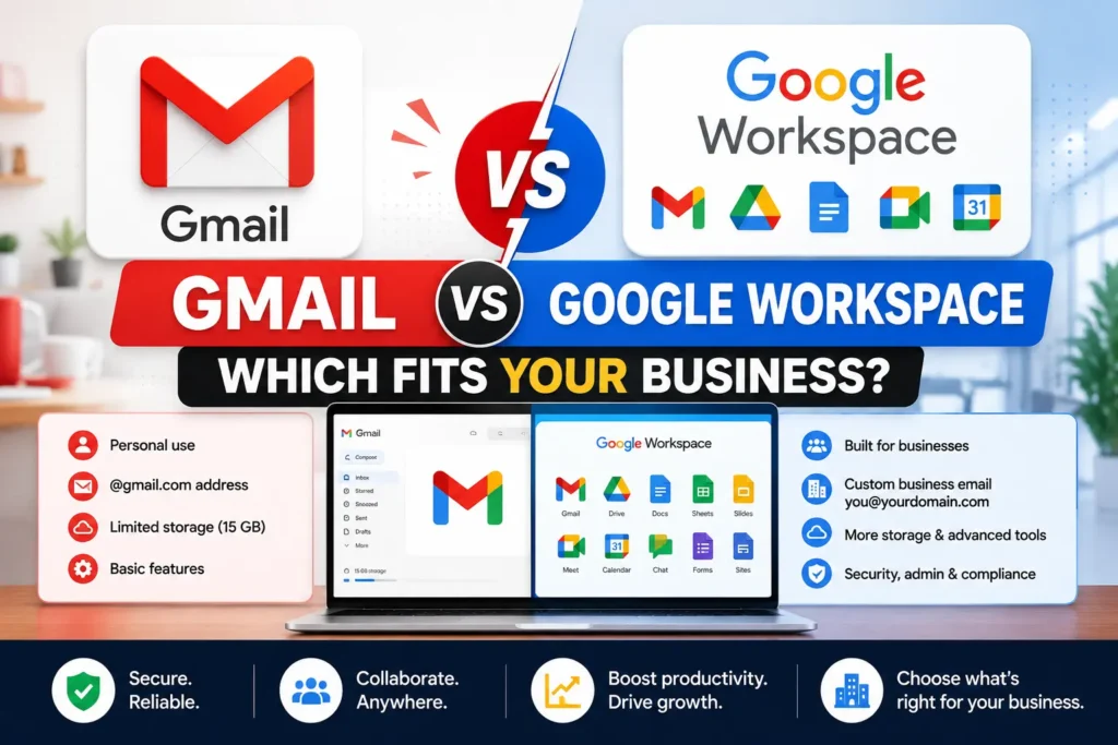 Gmail vs Google Workspace | Which Fits Your Business?