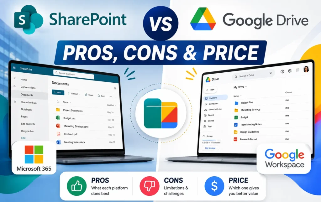 SharePoint vs Google Drive