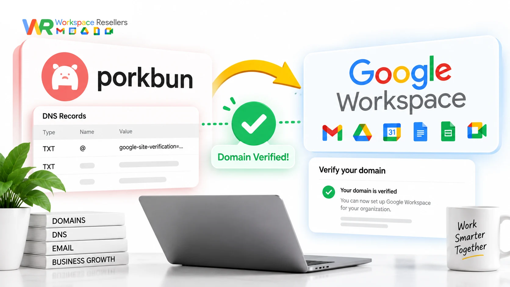 Verify Your Domain for Google Workspace on Porkbun